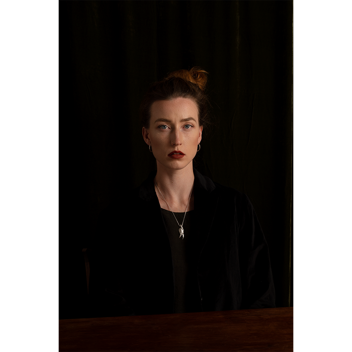 Silver Scorpion Claw Necklace