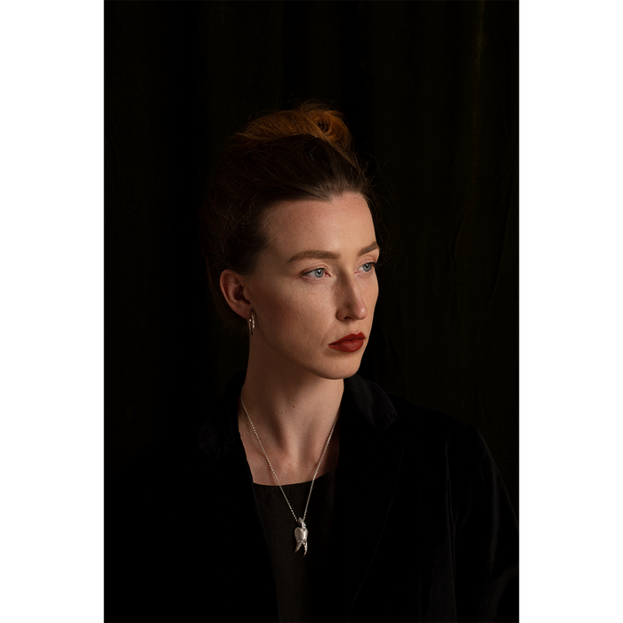 Silver Scorpion Claw Necklace