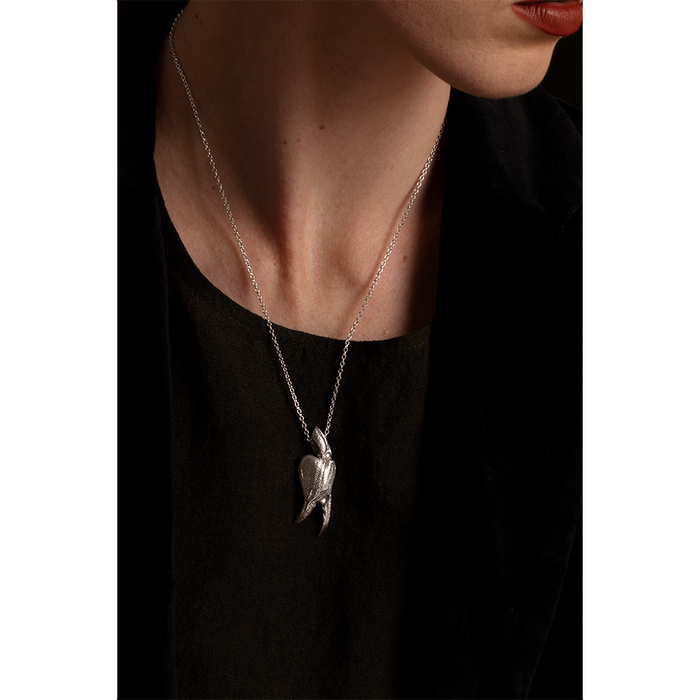 Silver Scorpion Claw Necklace